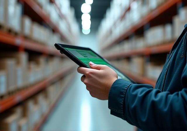 Warehouse management system in action