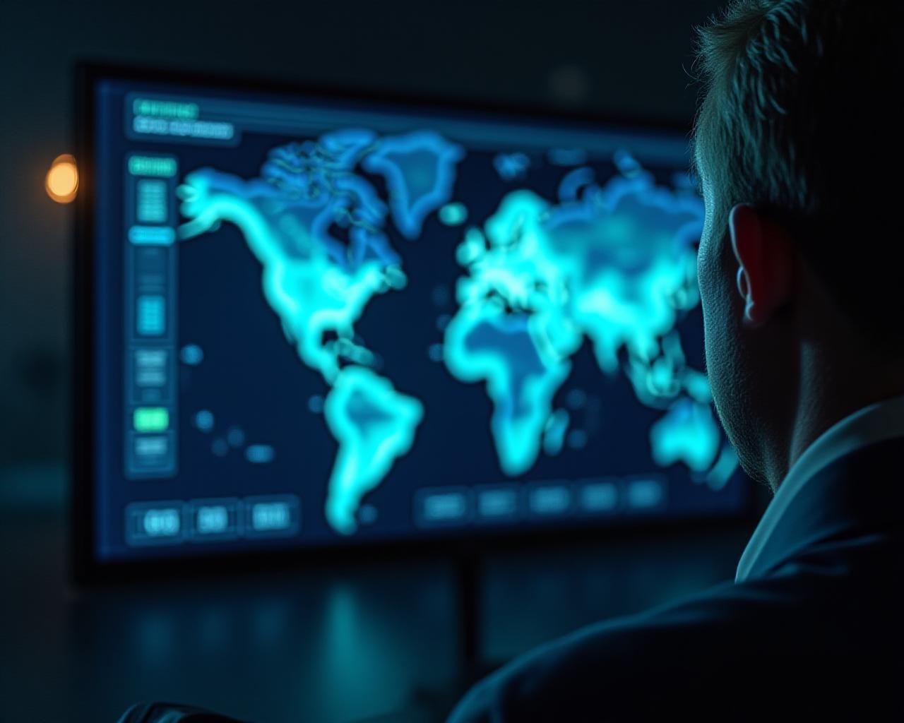 Logistics Control Center and Global Map